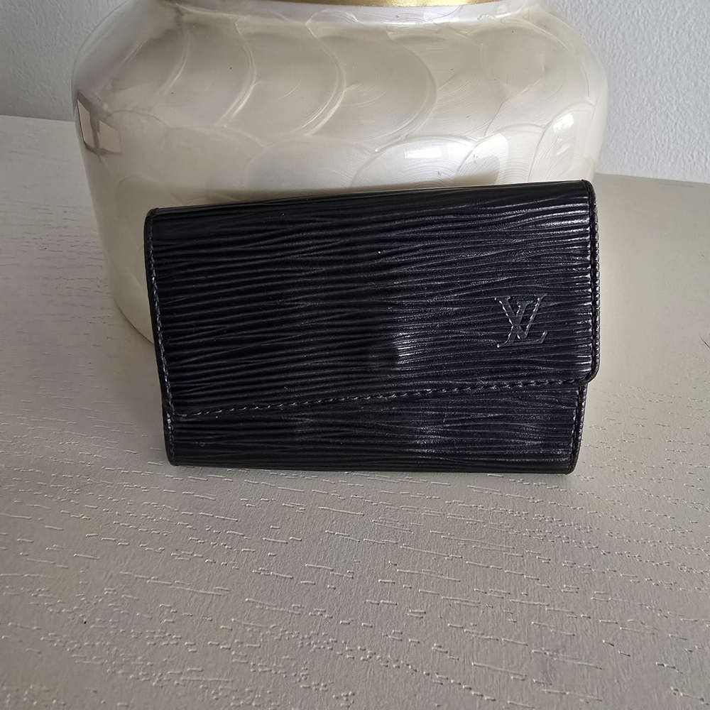 Louis Vuitton Epi Multicles 6 Key Holder - Black With Box And COA